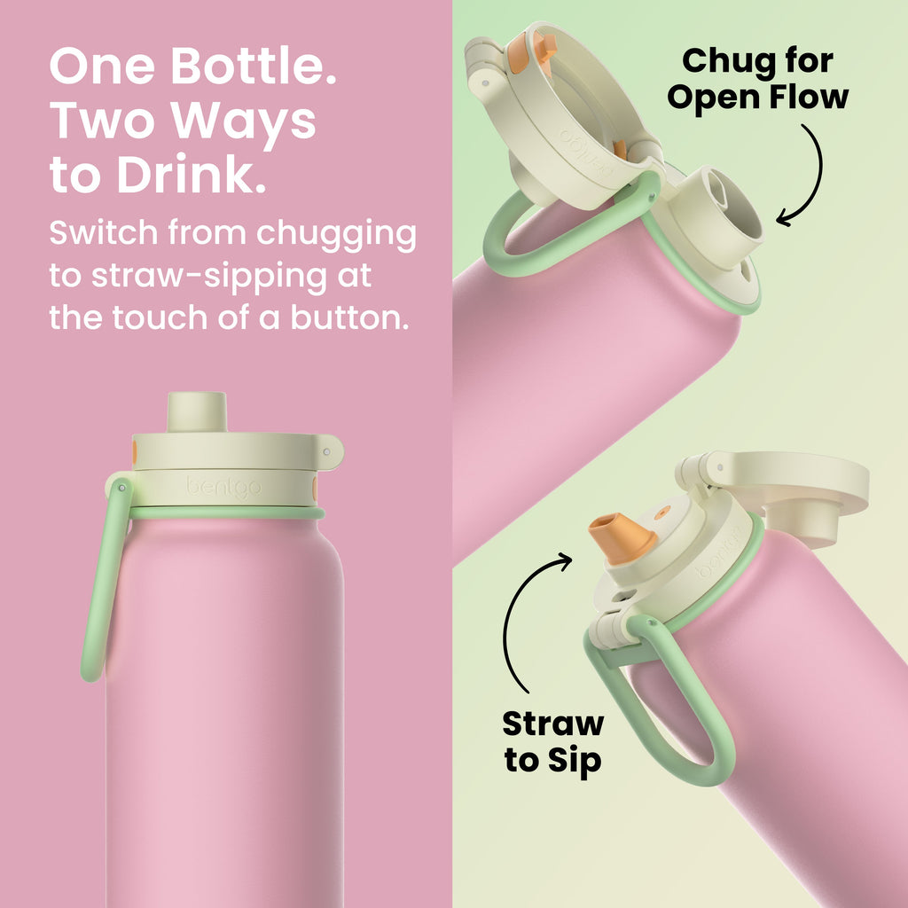 Bentgo Flip 2-in-1 Water Bottle (24 fl oz)