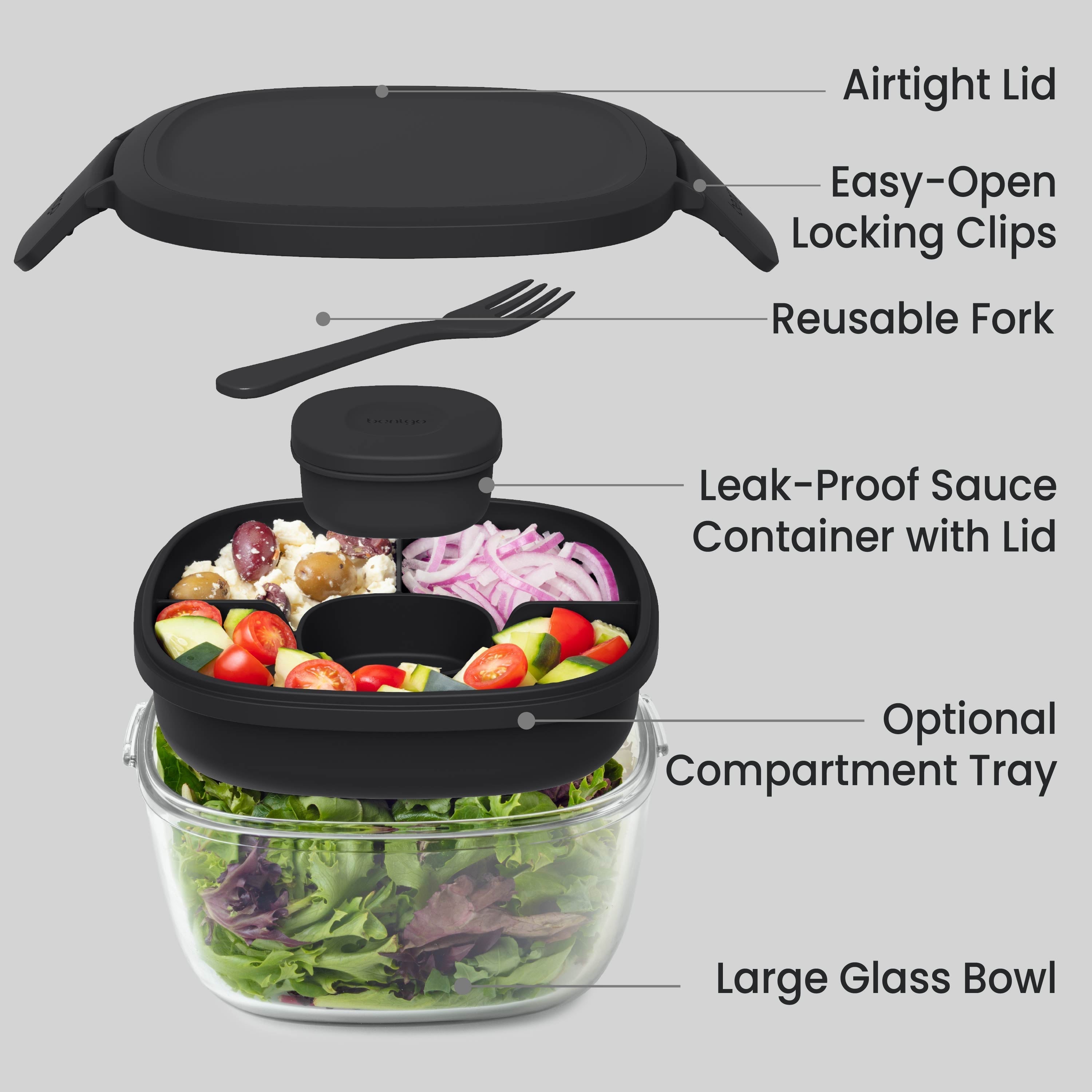 Bentgo Glass Salad Container