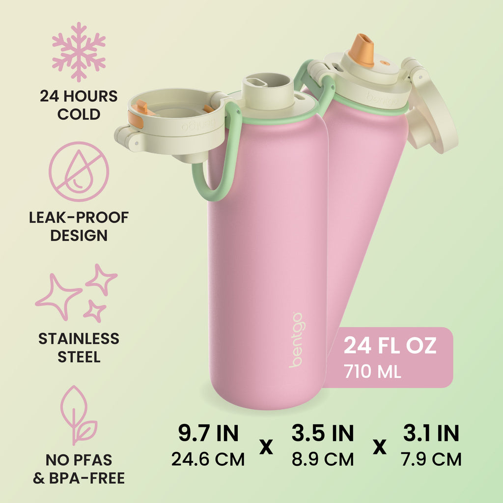 Bentgo Flip 2-in-1 Water Bottle (24 fl oz)