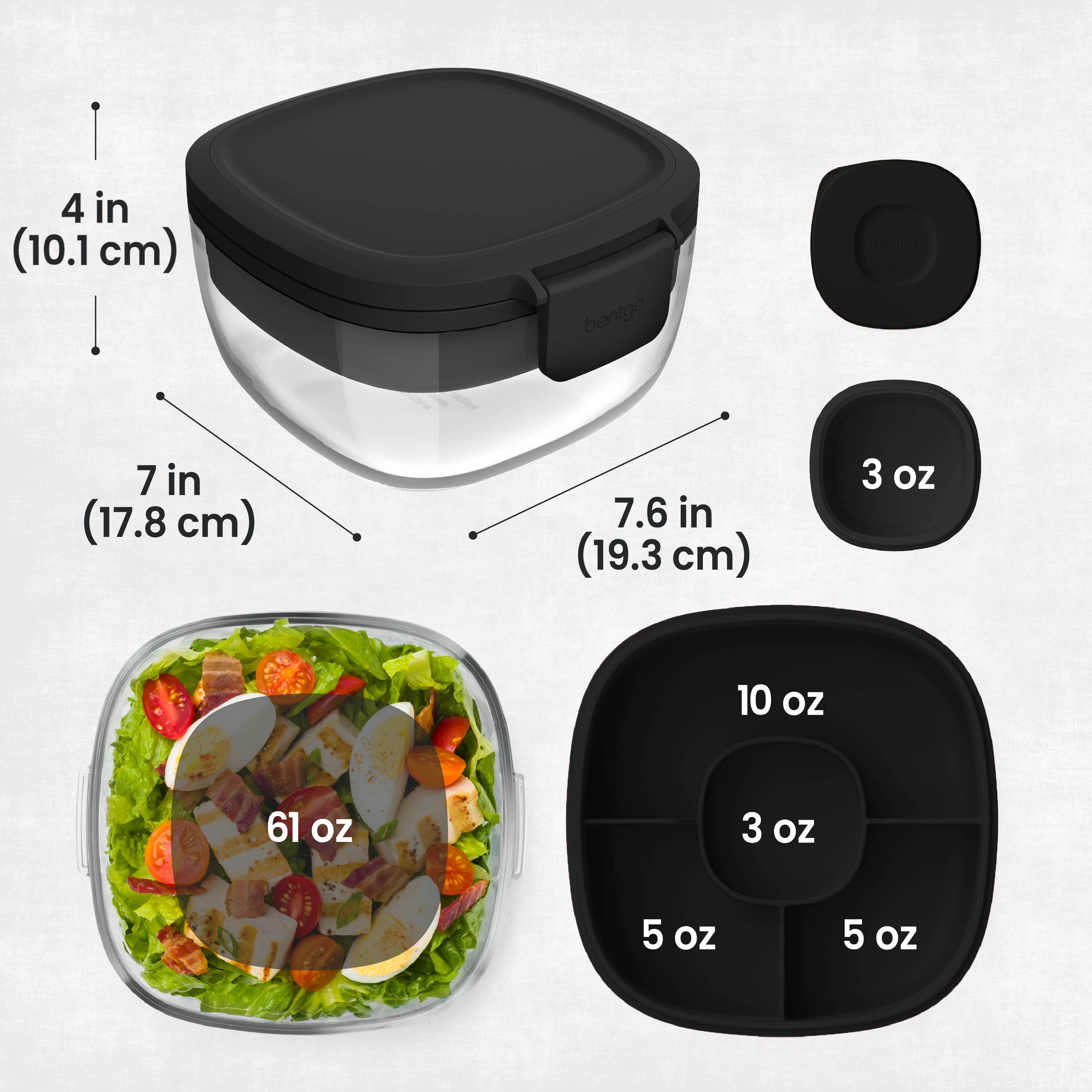 Bentgo Glass Salad Container