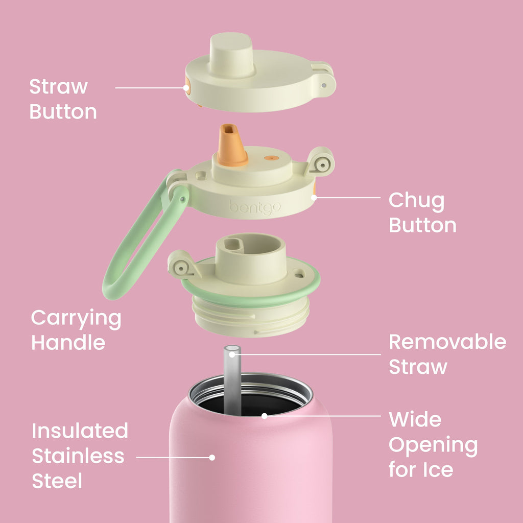 Bentgo Flip 2-in-1 Water Bottle (24 fl oz)