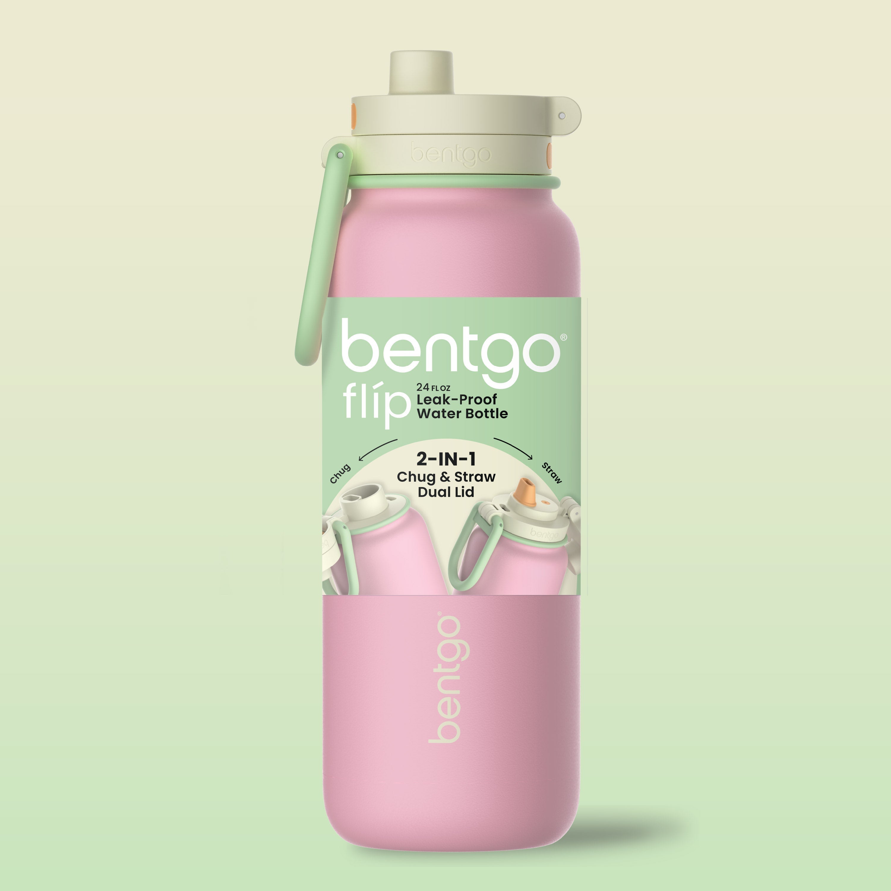 Bentgo Flip 2-in-1 Water Bottle (24 fl oz)