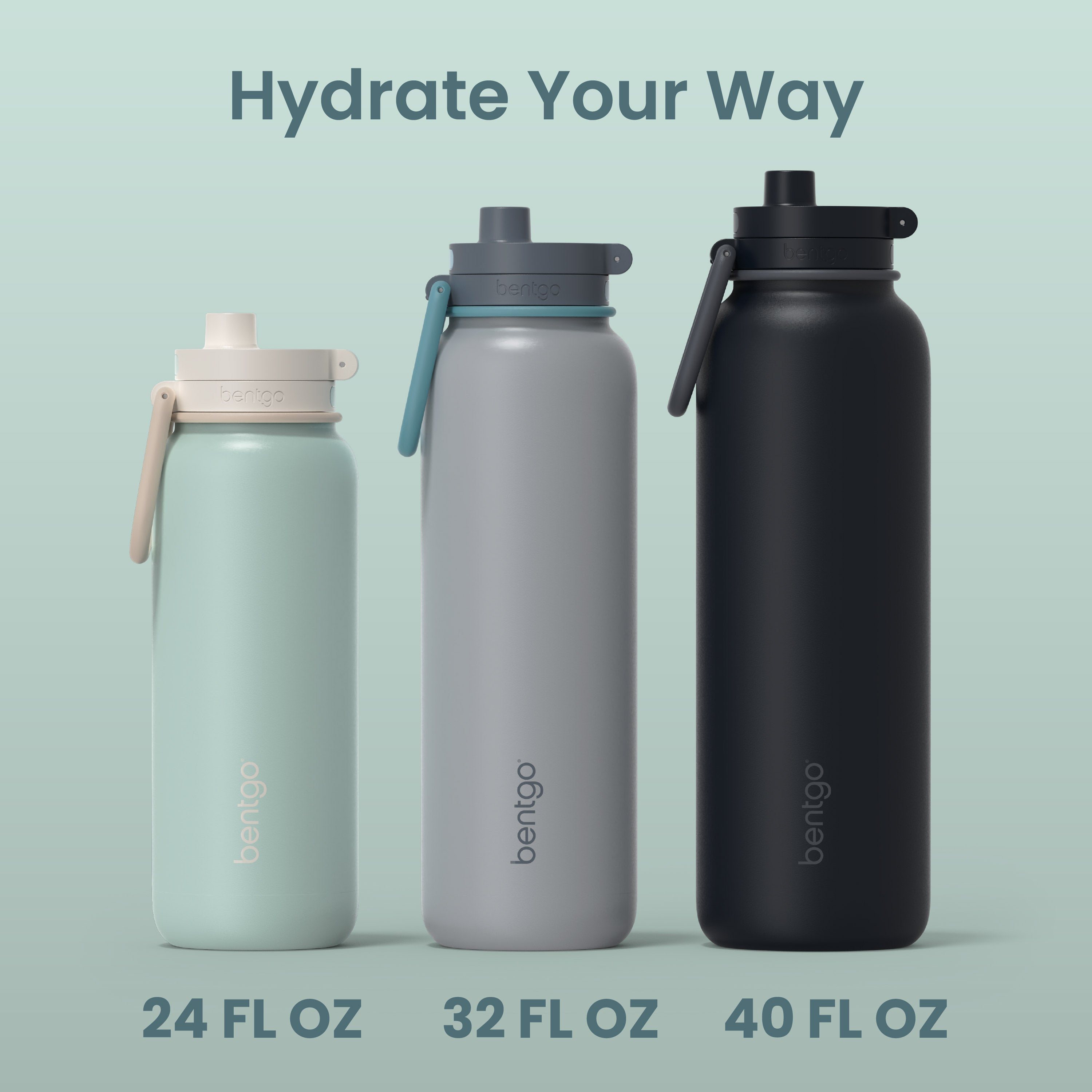 Bentgo Flip 2-in-1 Water Bottle (24 fl oz)