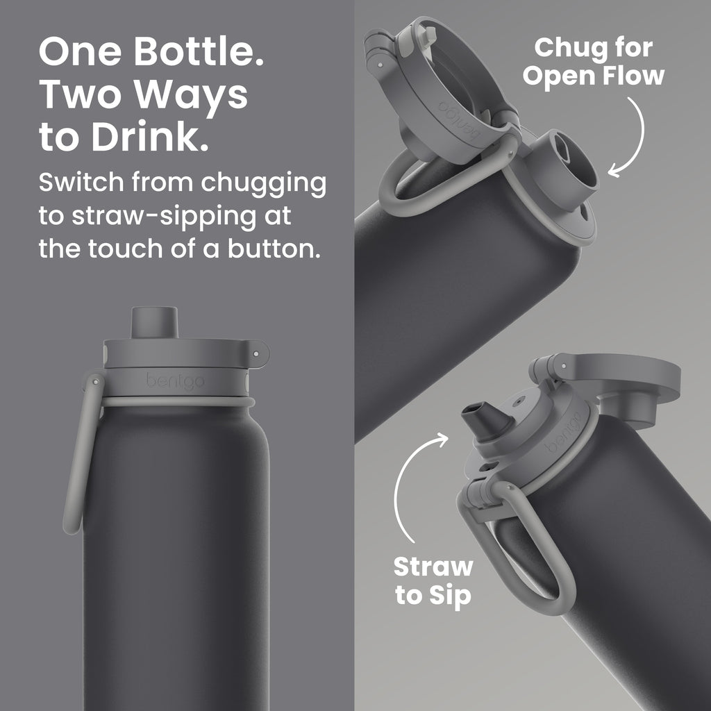 Bentgo Flip 2-in-1 Water Bottle (24 fl oz)