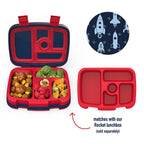 Bentgo Kids Prints Tray with Transparent Cover