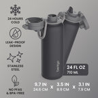 Bentgo Flip 2-in-1 Water Bottle (24 fl oz)