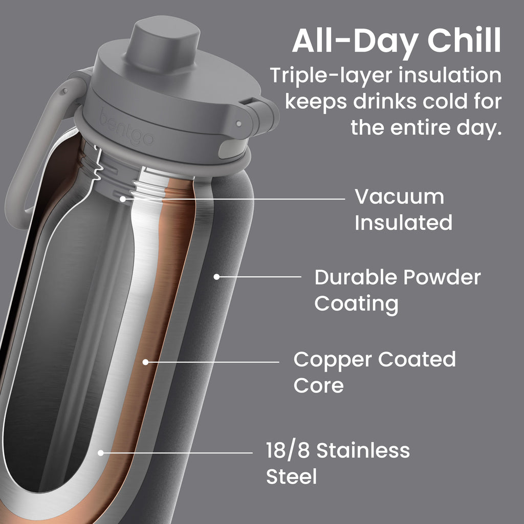 Bentgo Flip 2-in-1 Water Bottle (24 fl oz)