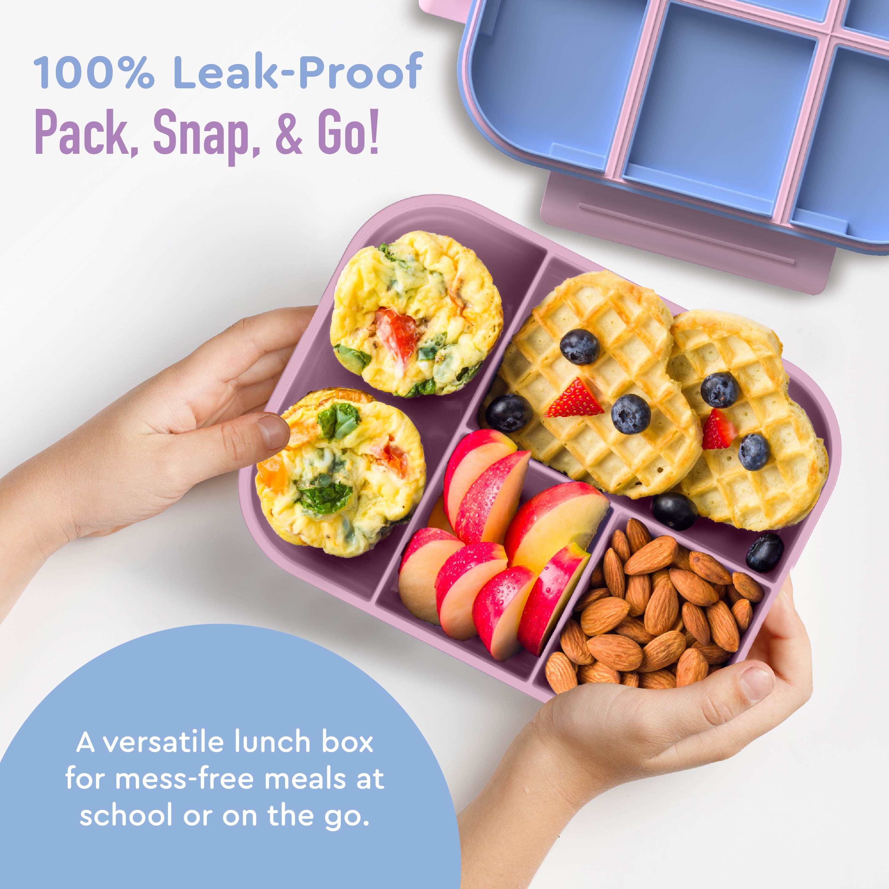 Bentgo Kids Snap & Go Lunch Box (2-Pack)