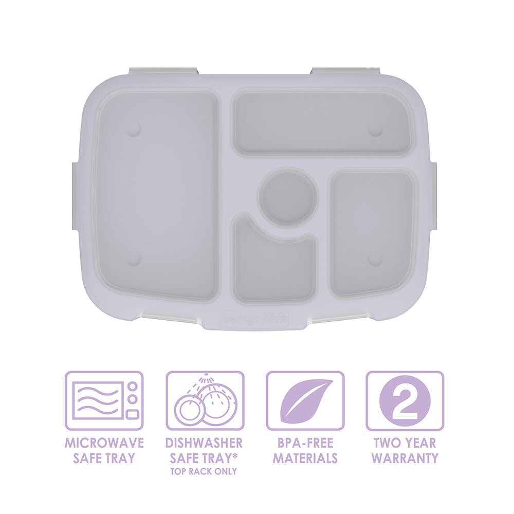 Bentgo Kids Prints Tray with Transparent Cover