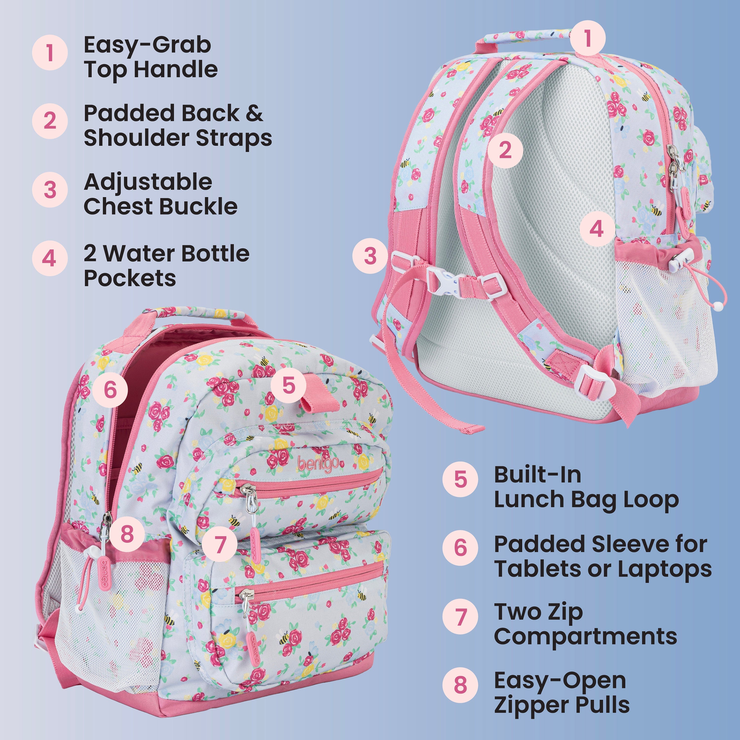 Bentgo Kids Prints Backpack