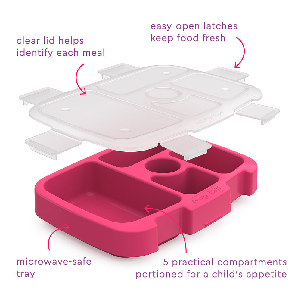 Bentgo Kids Prints Tray with Transparent Cover
