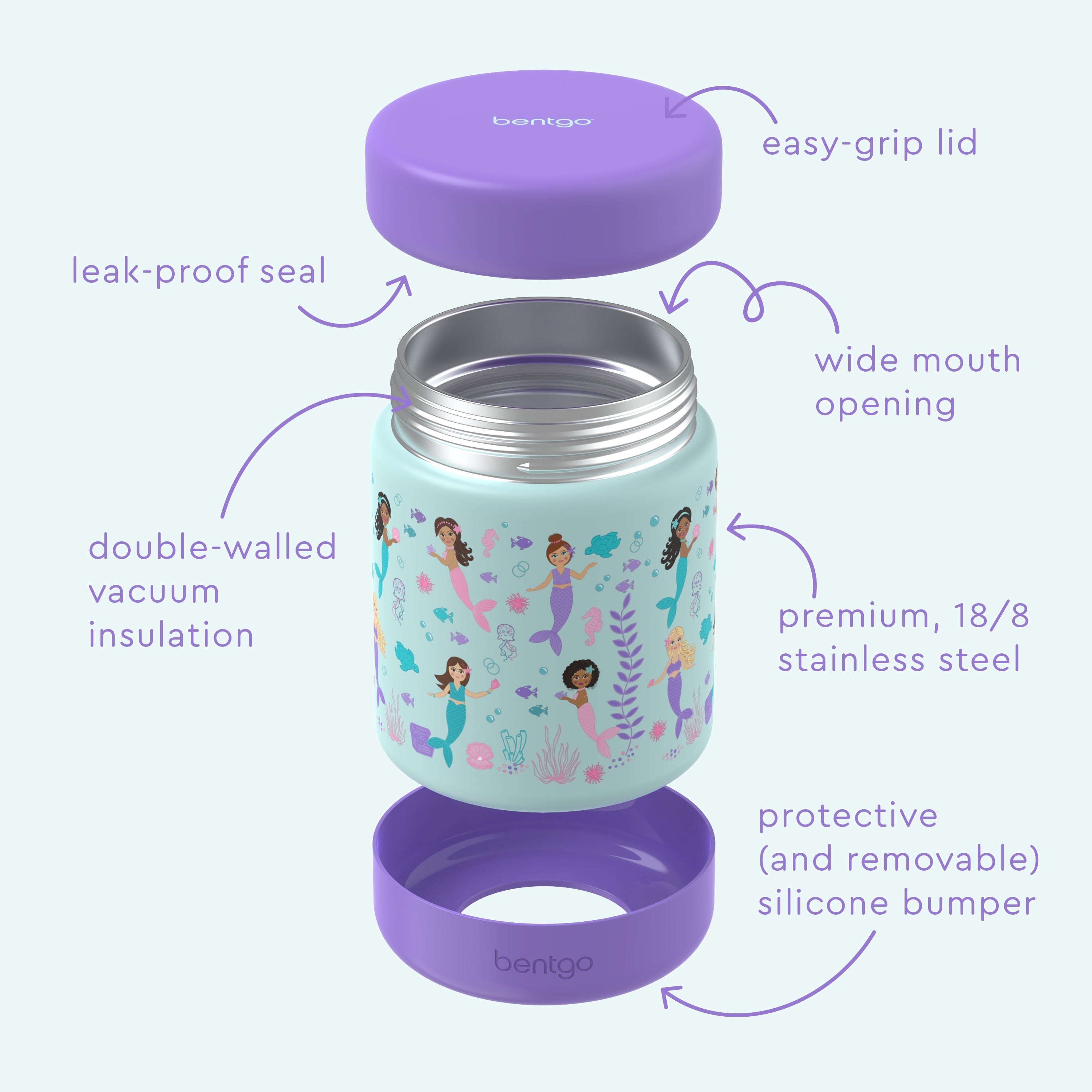Bentgo Kids Stainless Steel Food Jar
